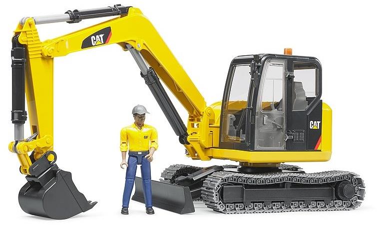 Bruder 2466 Minibagr CAT s figúrkou