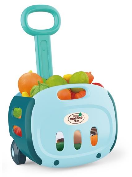 Bavytoy Nákupný košík s príslušenstvom modrý