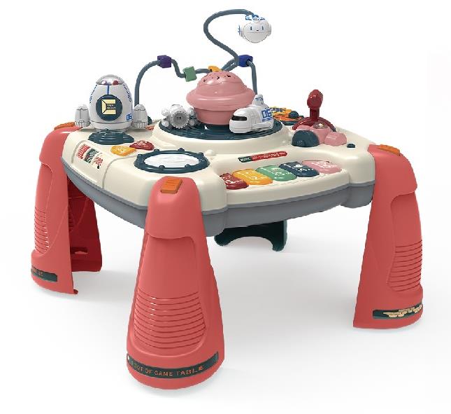 Bavytoy Interaktívny stolček s vesmírnym projektorom ružový