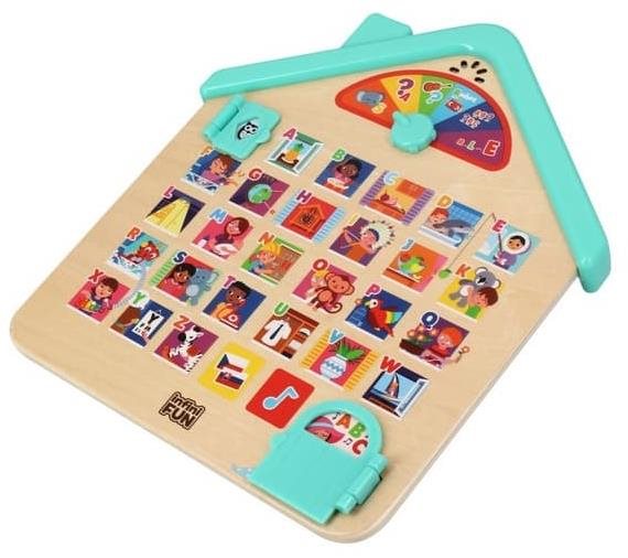 Alltoys Drevený domček s abecedou