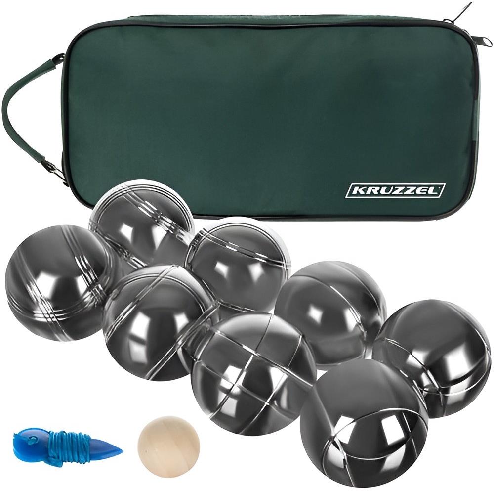 Kruzzel 22915 Petanque súprava 8 gulí obal nylón 7,3 cm