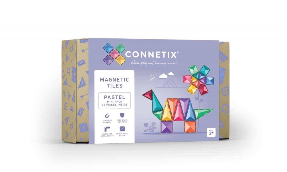 Connetix Tiles Magnetická stavebnica Pastel mini 32 ks