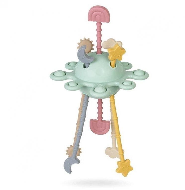 Saro Baby Silikónová senzorická hračka Toy Planet