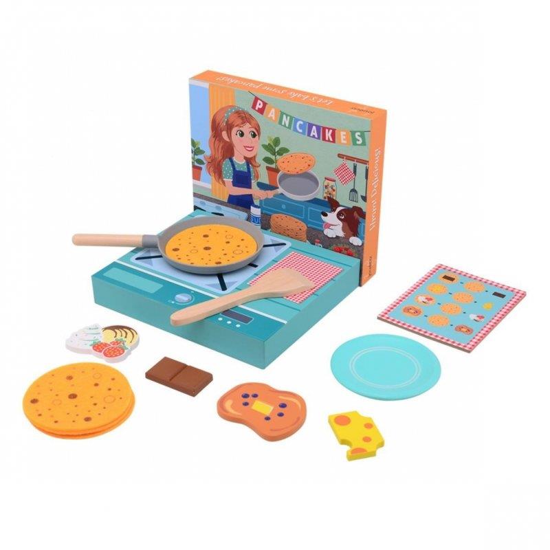 Jouéco Drevená súprava na palacinky 36 m+