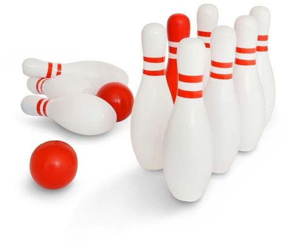 BS Toys Bowling – červená & biela