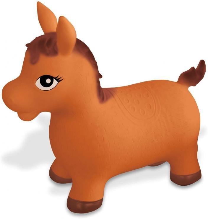 MONDO Nafukovací skákací kôň 09689 hnedý