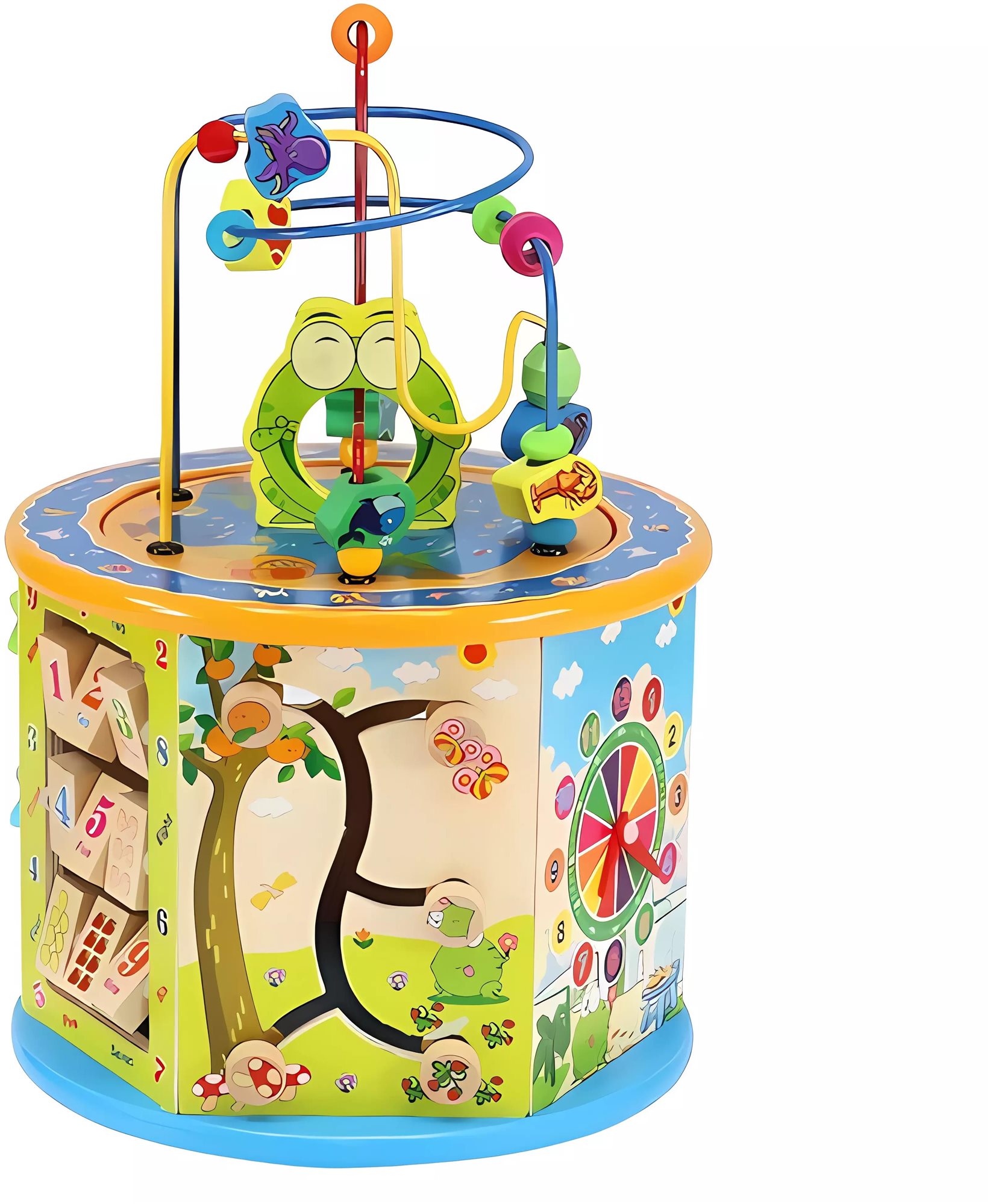 Kruzzel 22429 Drevená edukačná kocka