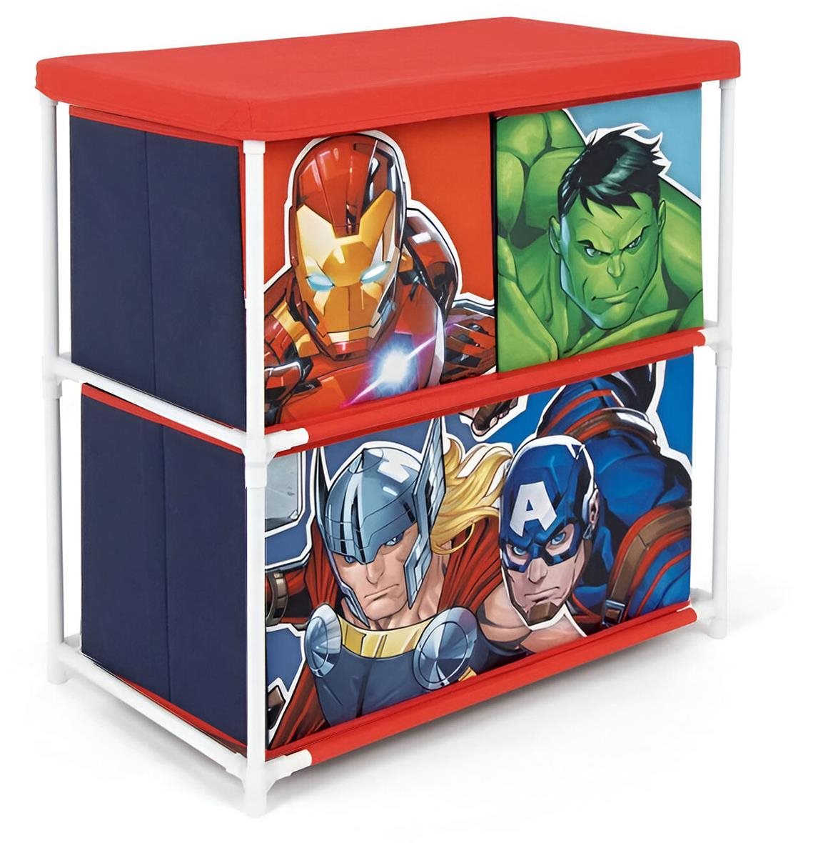 MARVEL Regál na hračky – Avengers