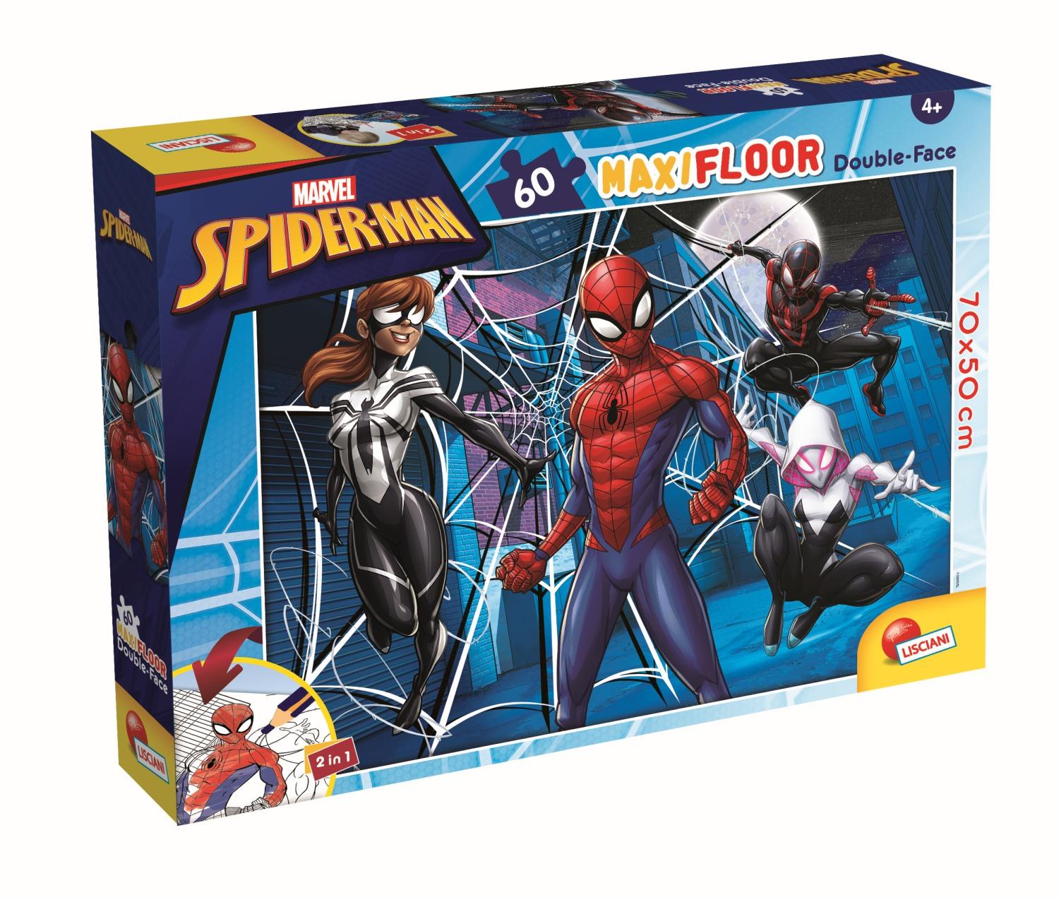 Lisciani Spider-Man maxi puzzle obojstranné 60 dielikov