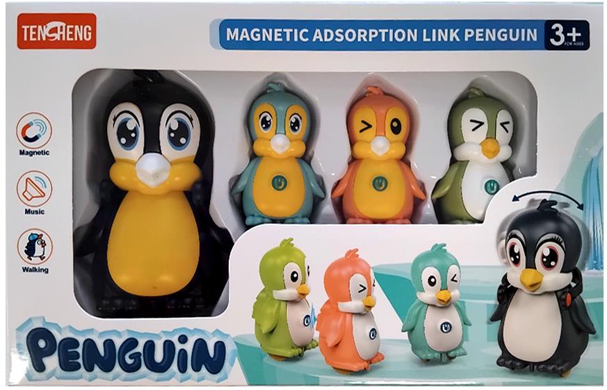 Bavytoy Chodiaci tučniak s mláďatami