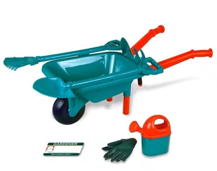 Bavytoy Záhradná súprava s fúrikom zelená