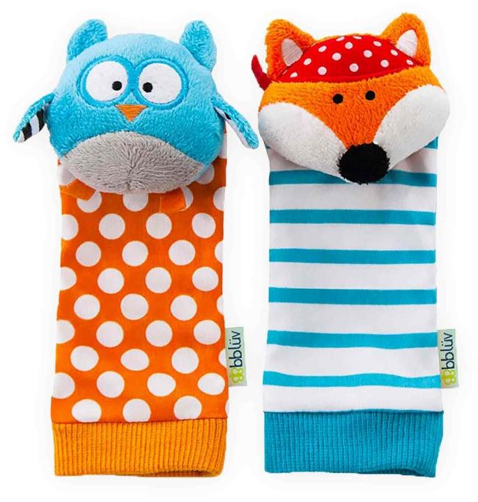 BBLÜV Hrkajúce ponožky Düo Owl/Fox