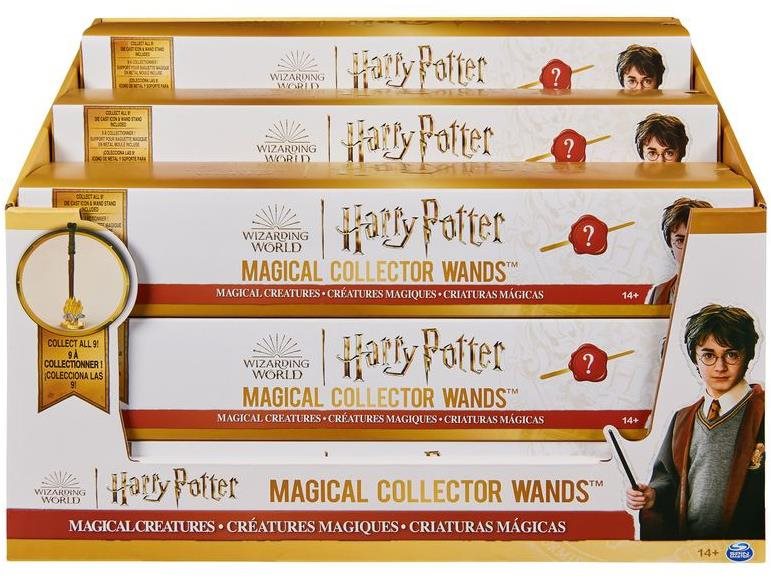 WIZARDING WORLD Harry Potter zberateľské paličky čarodejníkov s podstavcom 2A