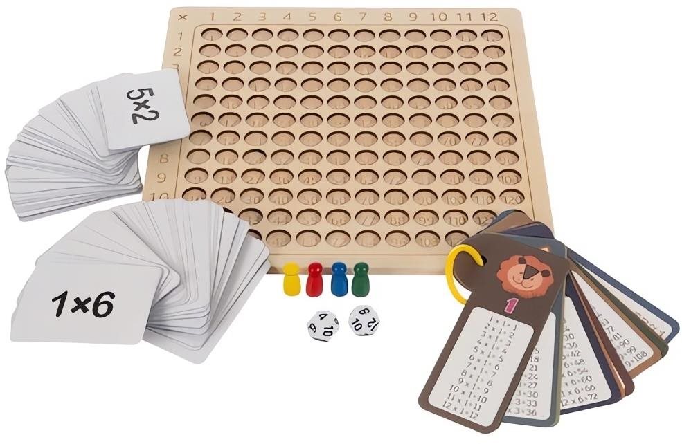 Kruzzel 24639 Drevená montessori výučba násobilky