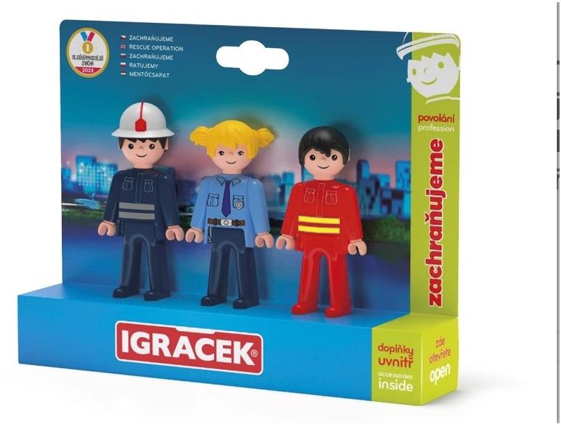Efko Igráček Trio Zachraňujeme – Hasič, Policajt a Záchranár