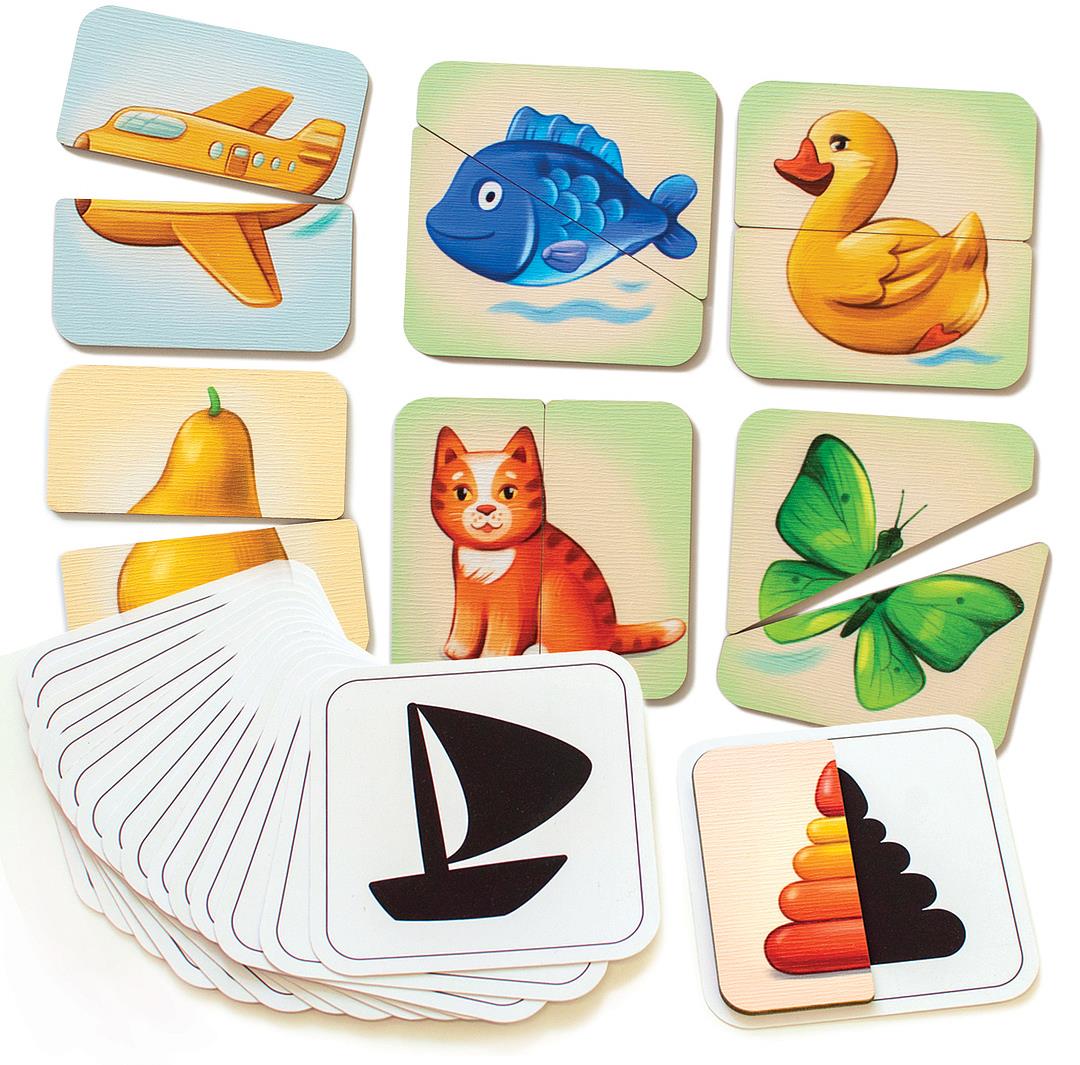 Vemkel Puzzle pre najmenších – polovice a tiene