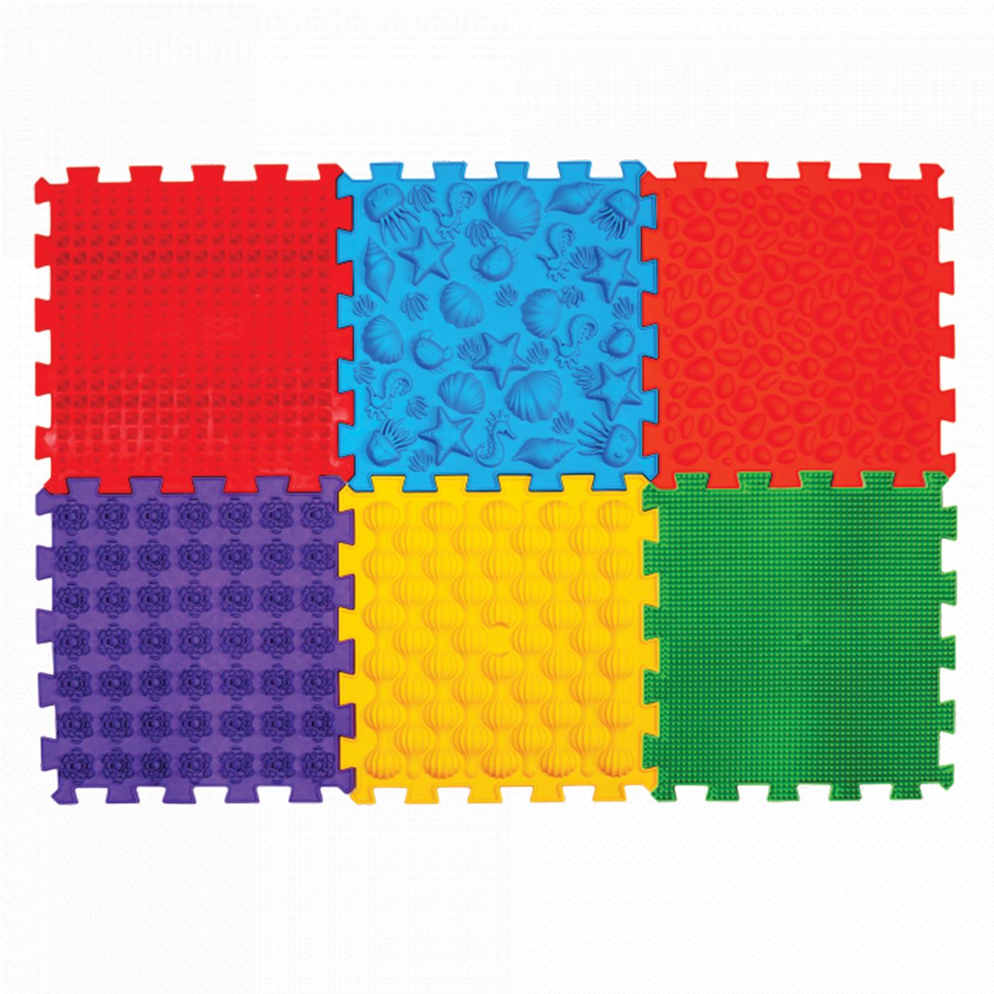 Empt Masážne ortopedické podložky „Puzzle Námornícke“ 6 modulov