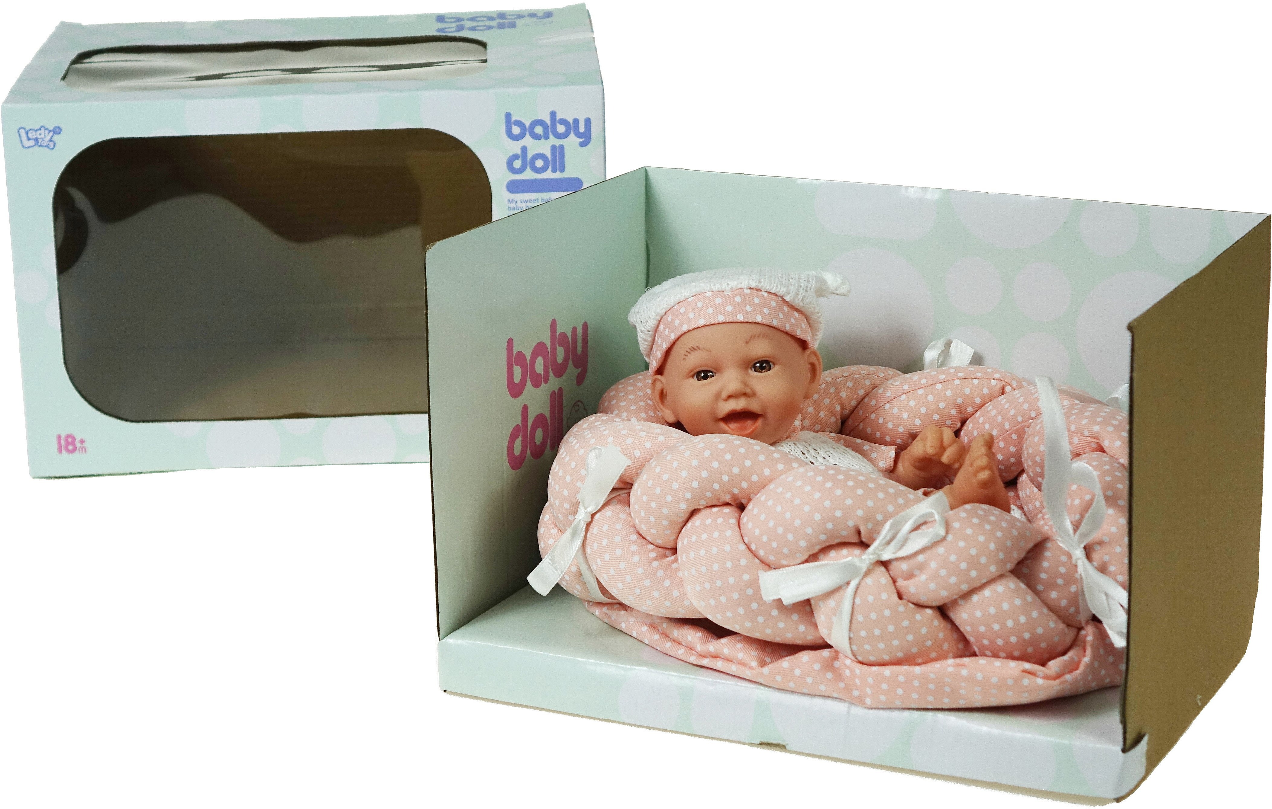 Vizopol Bábika 25 cm, s dekou a fľaštičkou