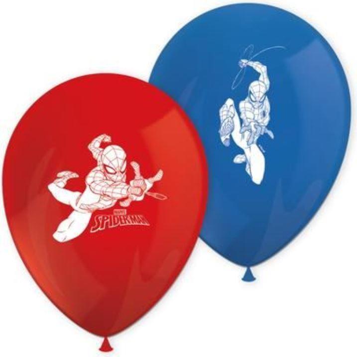 SmartBalloons Balóniky Spiderman – 28 cm – 8 ks