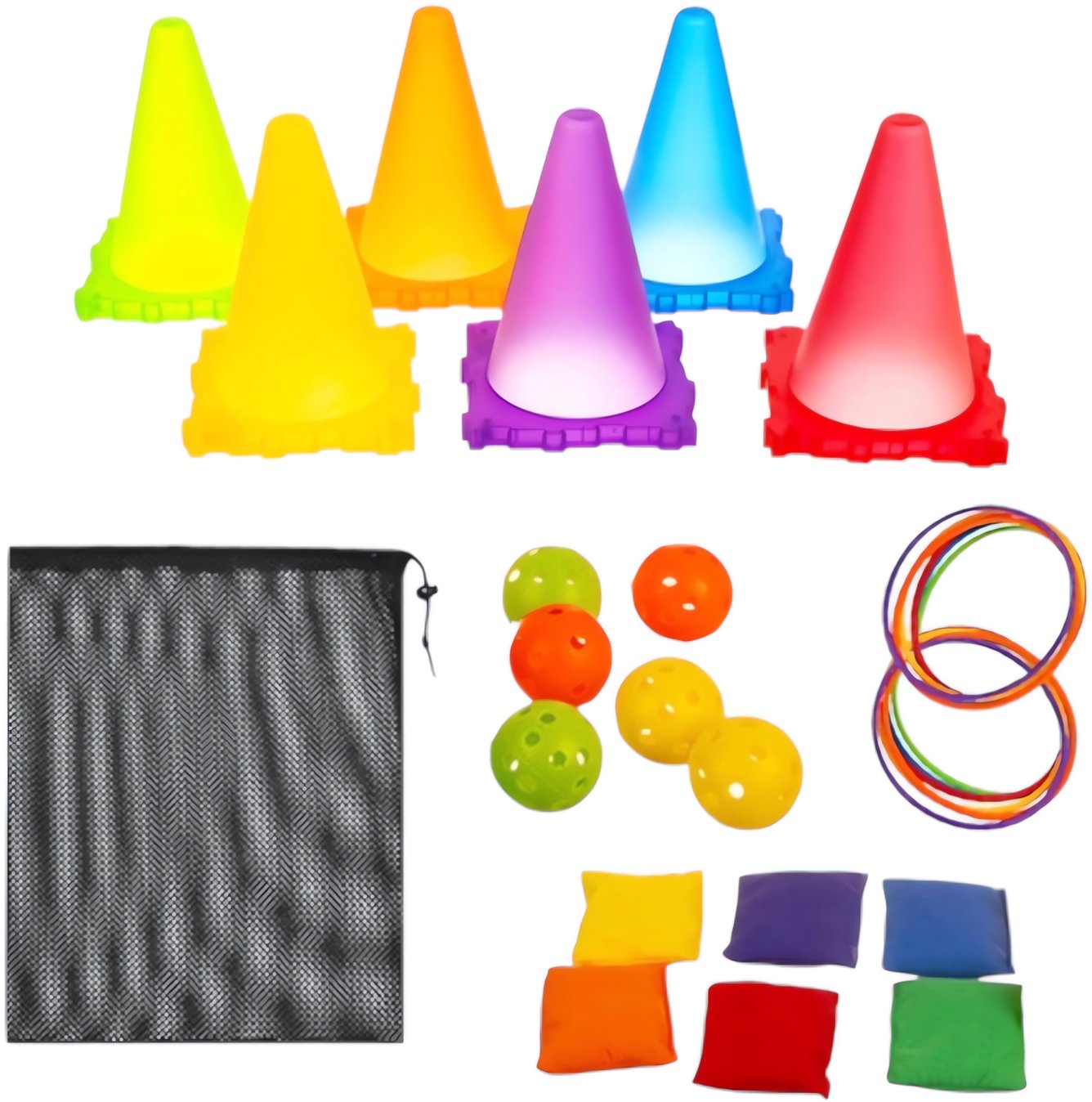 Kruzzel 26514 Sportovní herní set Hoď na cíl 3v1