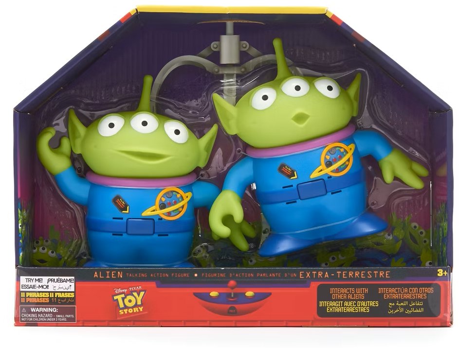 Disney Toy Story Príbeh hračiek Alien, originálne hovoriace akčné figúrky