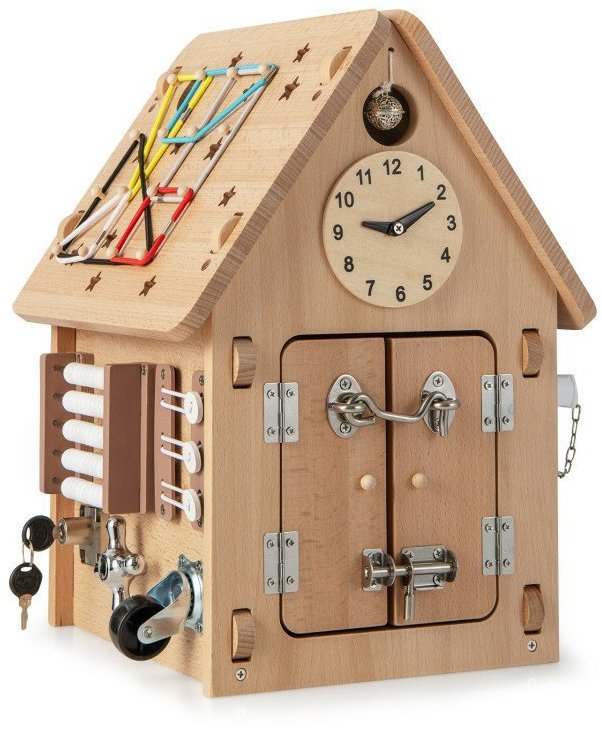 Costway Montessori Domček, prírodný