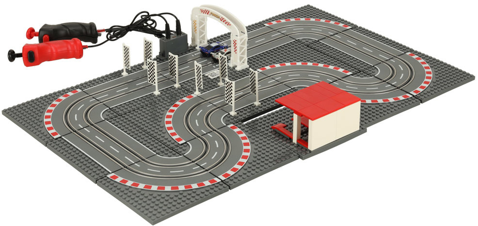 KIK KX3490 Elektrická pretekárska autodráha GD-02, 2× auto, 38,5 × 64 cm