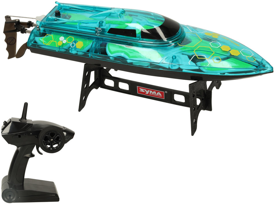 KIK Syma KX3662 Revolt Illuminator RC rýchlostný čln RTR 1 : 10, zelený
