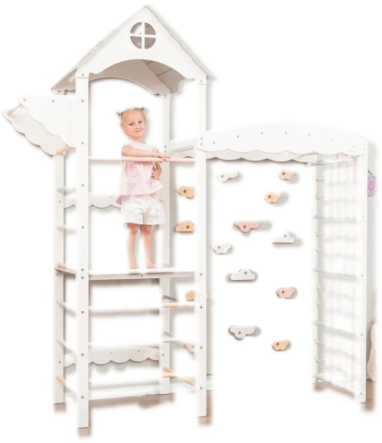 Piccolino Montessori ihrisko Tower Climbing white/pastel