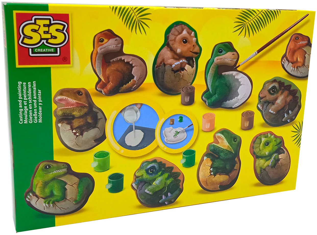 SES Sadrové odliatky – Dinosaury