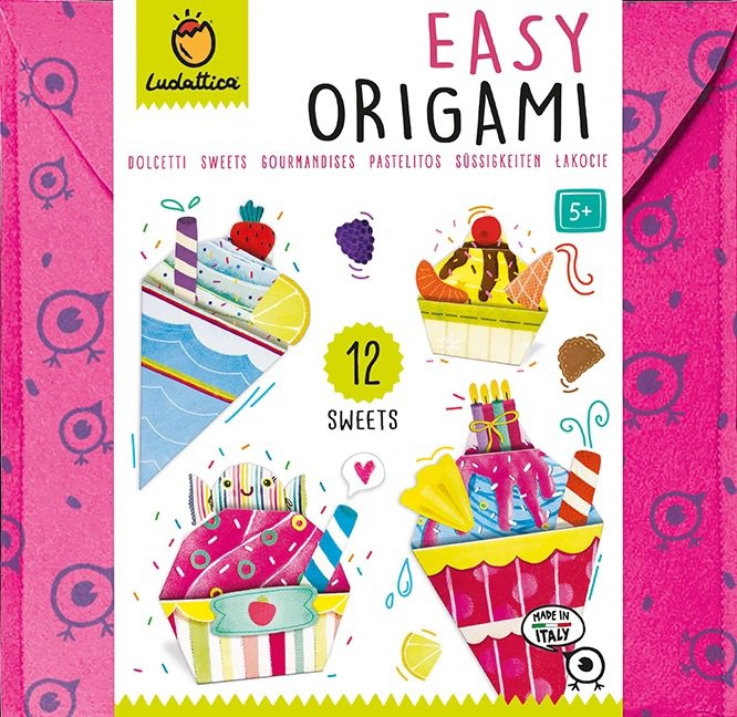 Ludattica Easy Origami - Sladkosti, 12 ks