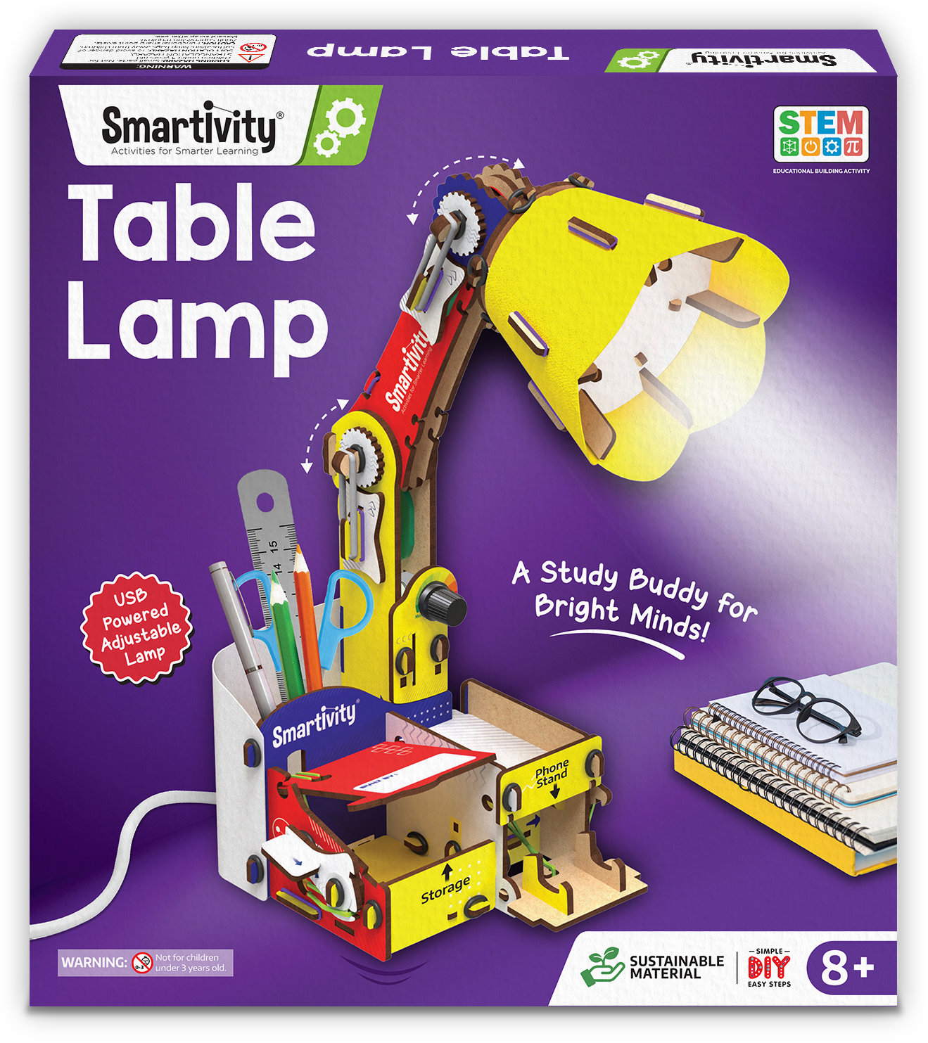 Smartivity Stolová LED lampa – stavebnica