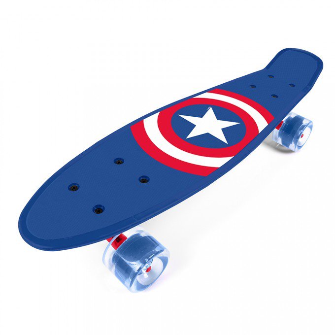Disney Skateboard plastový max.50 kg - Captain America logo