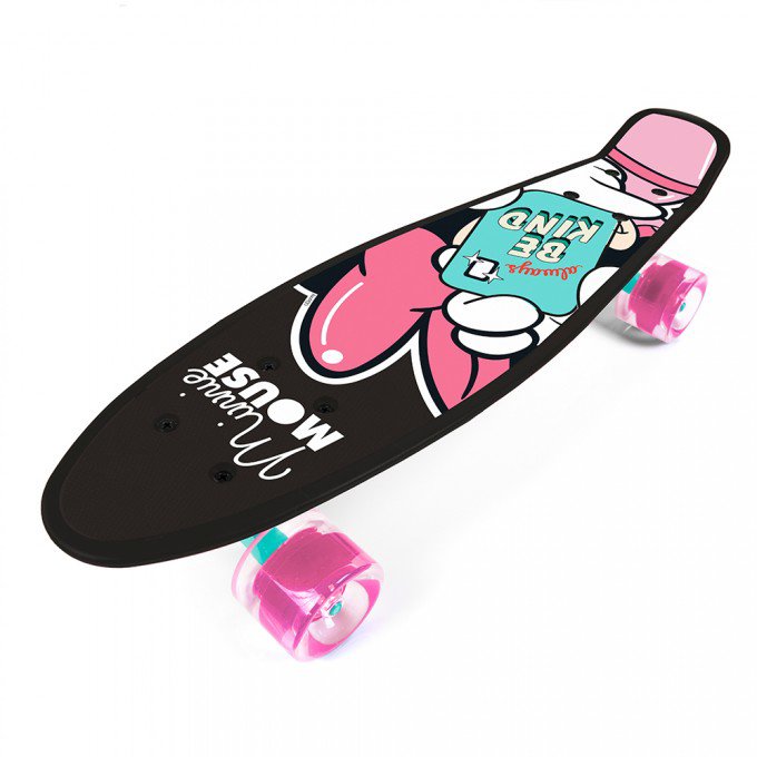 Disney Skateboard plastový max. 50 kg - Minne "be kind"