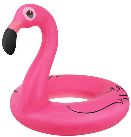 Trizand 27443 Nafukovací kruh plameňák 102 cm, růžový