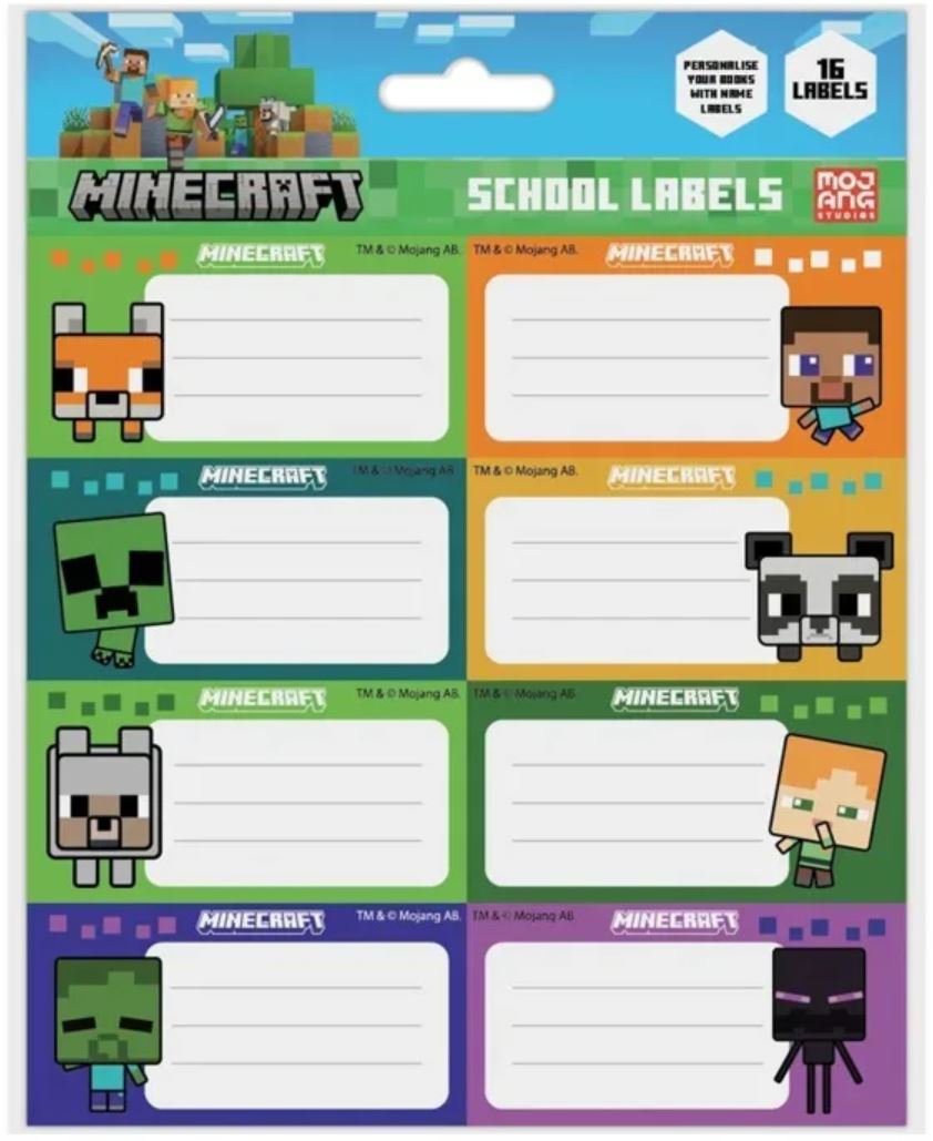 Minecraft: Chibi - Nálepky set 2 listy