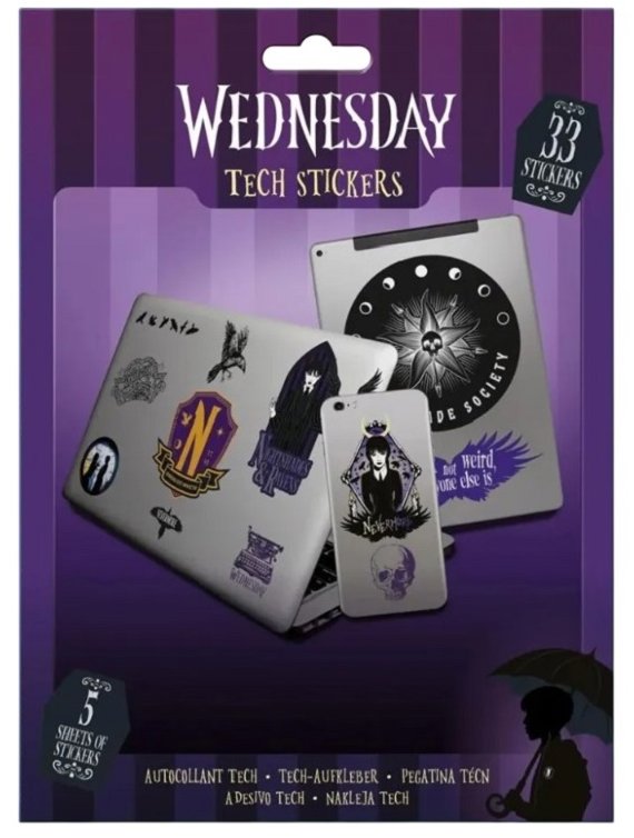 Wednesday: Nightshade - set samolepek