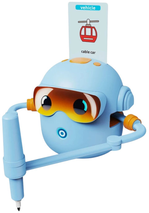 KIK KX2871_1 Interaktivní vzdělávací robot na kreslení, modrý