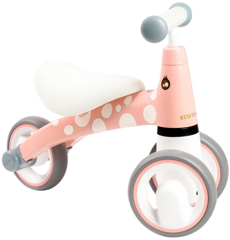 ECOTOYS LB1603 Balanční odrážedlo s EVA koly, růžové