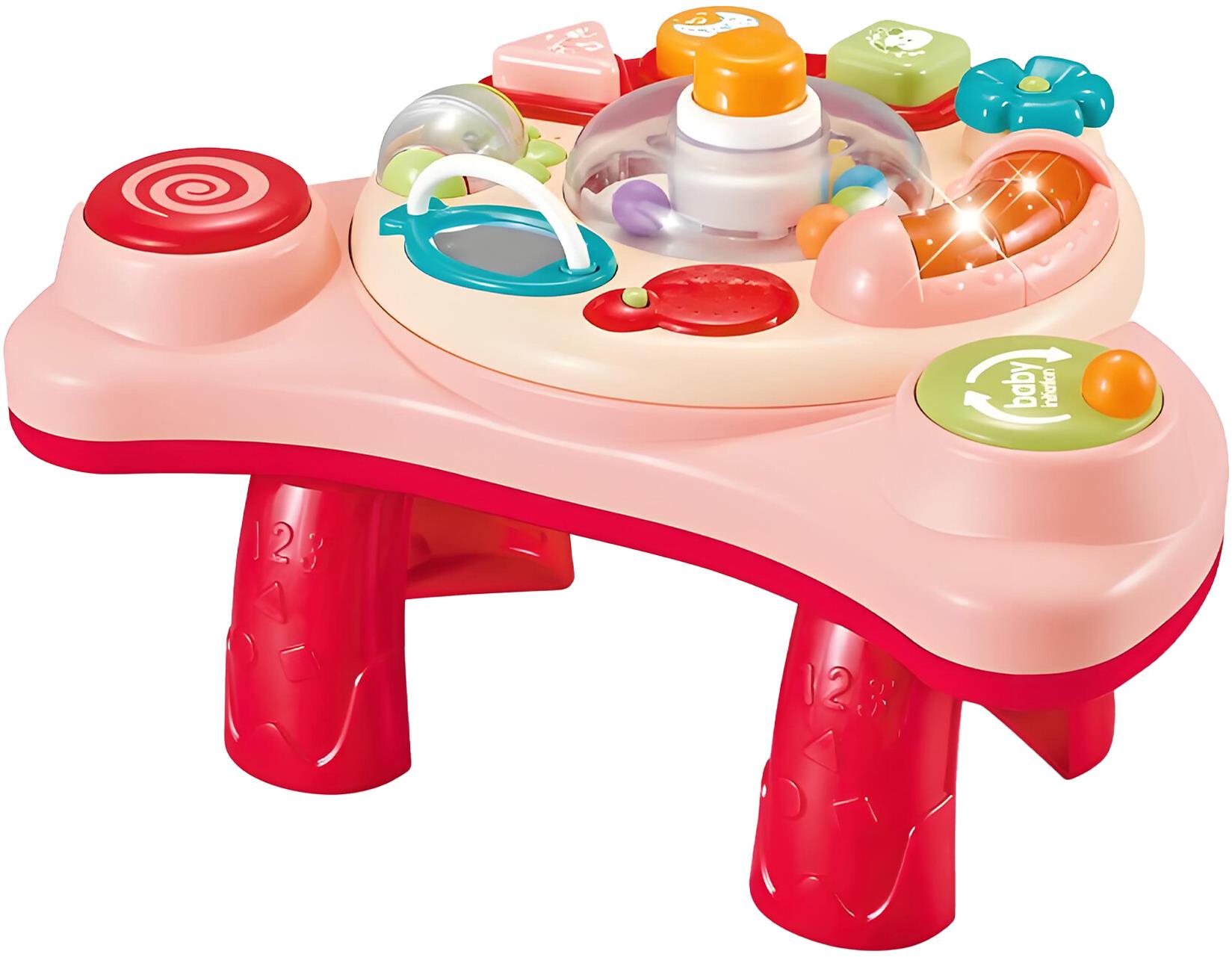 Aga4Kids Detský interaktívny stolík ružový