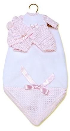 2-dielne oblečenie pre bábiku bábätko New Born veľkosti 26 cm