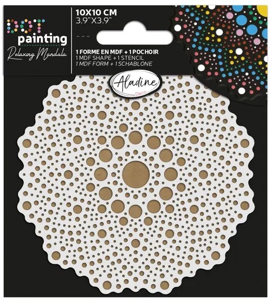 Aladine Súprava na bodkovanie 10 cm Mandala 2