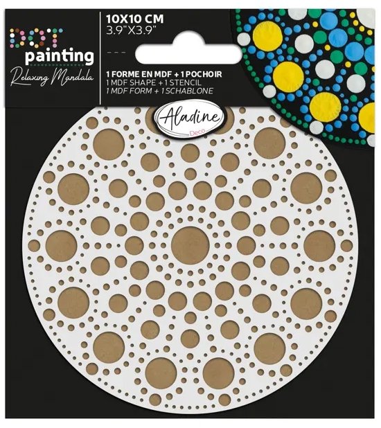 Aladine Súprava na bodkovanie 10 cm Mandala 4