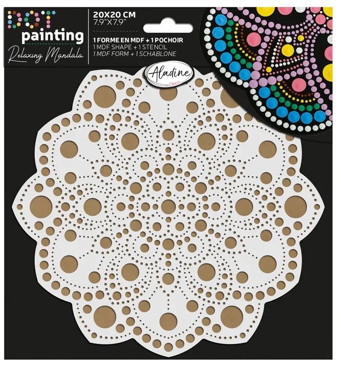 Aladine Sada na bodkovanie 20 cm Mandala 2