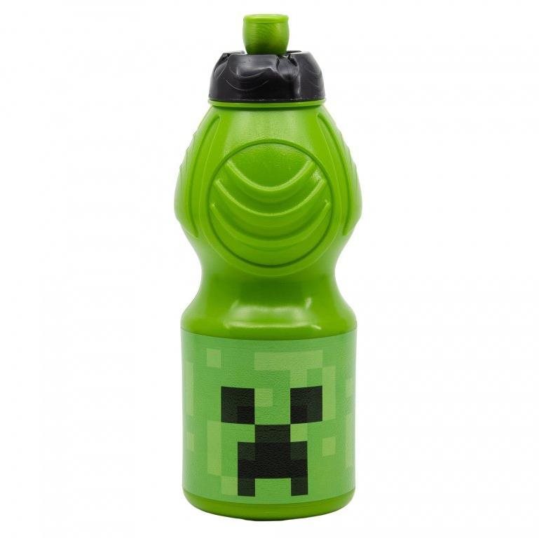 Plastová športová fľaša Minecraft - Creeper 400 ml