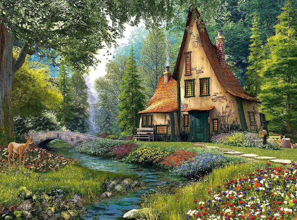 Castorland Puzzle Lesná chata 2000 dielikov