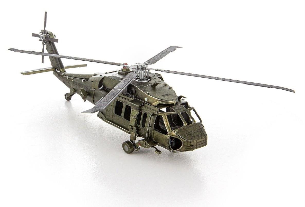 Metal Earth 3D puzzle Vrtuľník Black Hawk