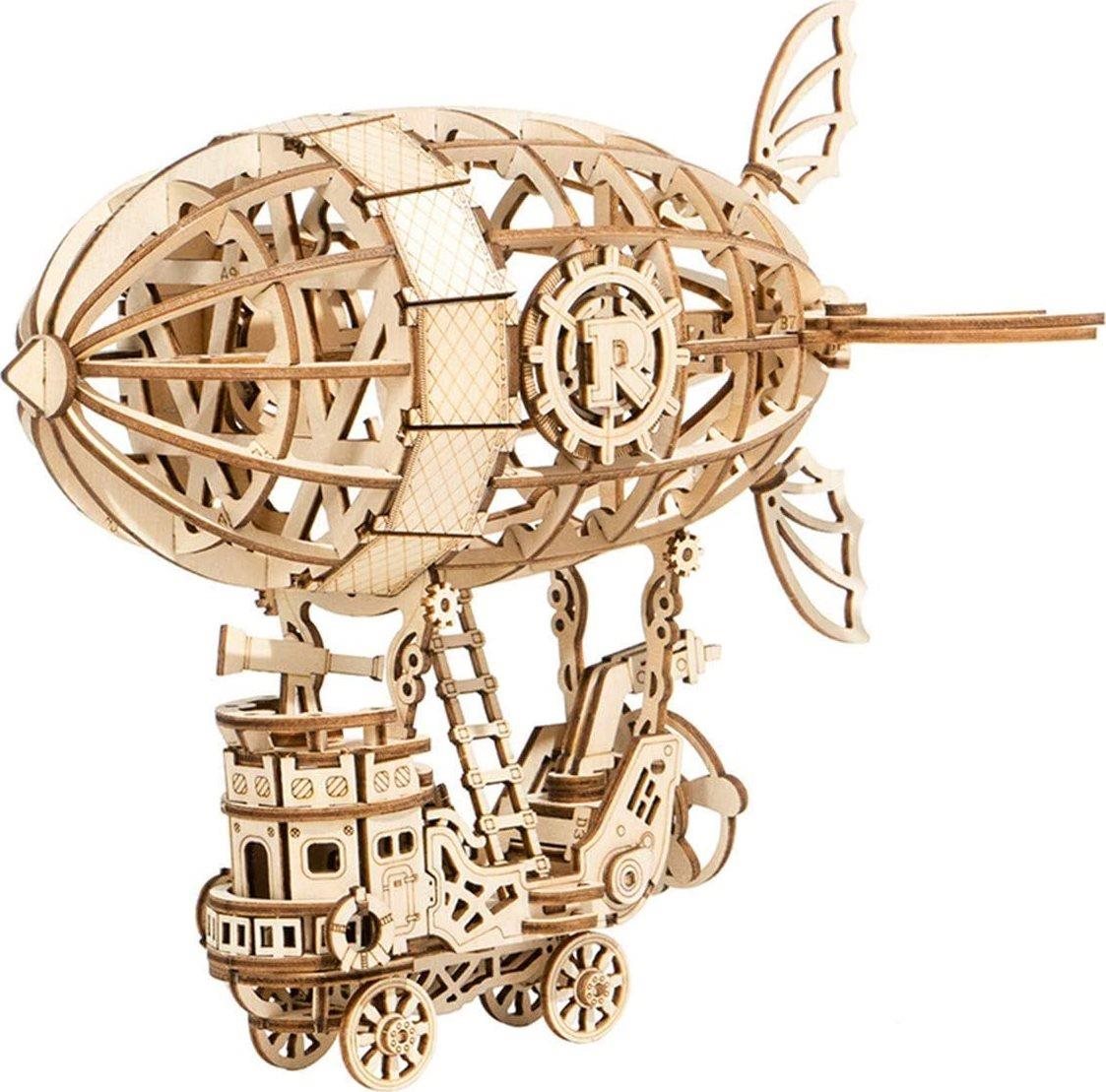 Robotime Rolife 3D drevené puzzle Vzducholoď 176 dielikov