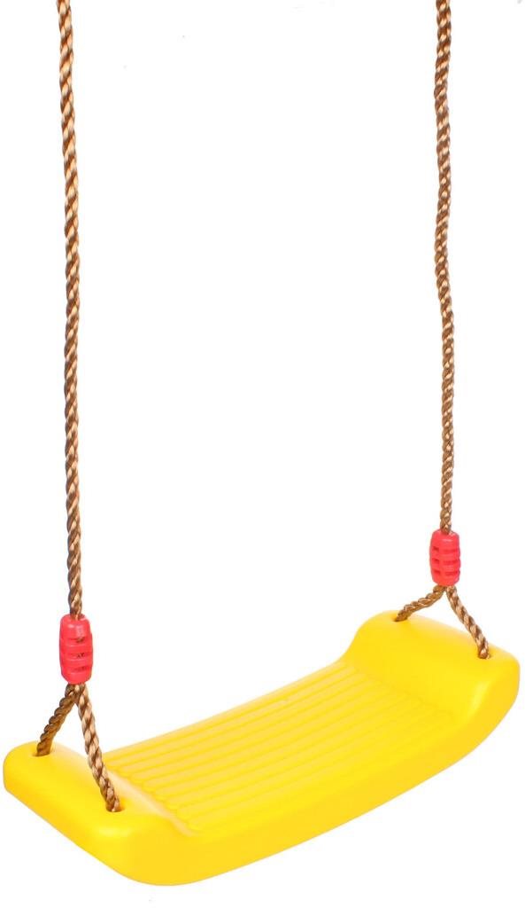 Board Swing detská hojdačka žltá