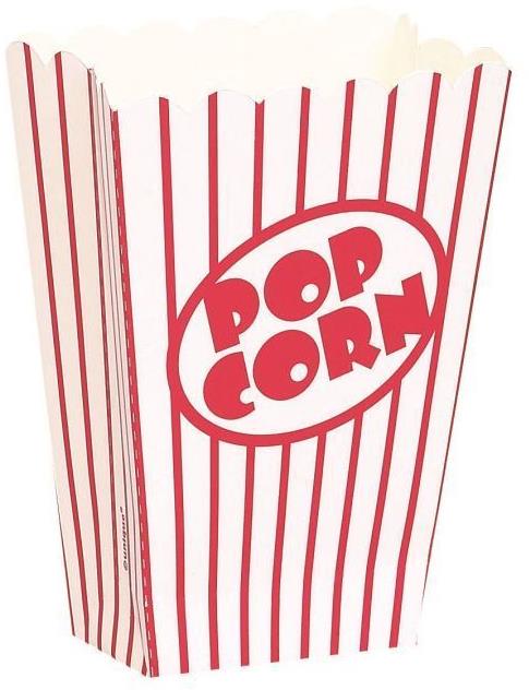 Krabičky na popcorn – malá 8 ks